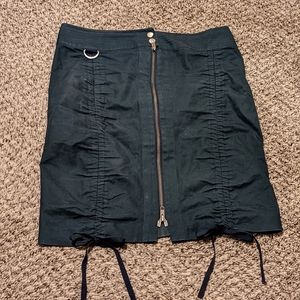 BeBe Ruched Zipper Pencil Skirt Size 4